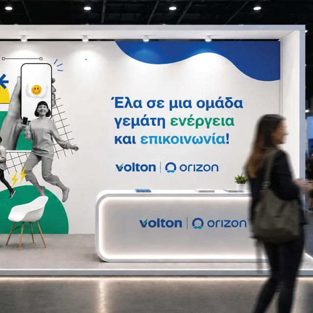 Volton and Orizon corporate communication design project